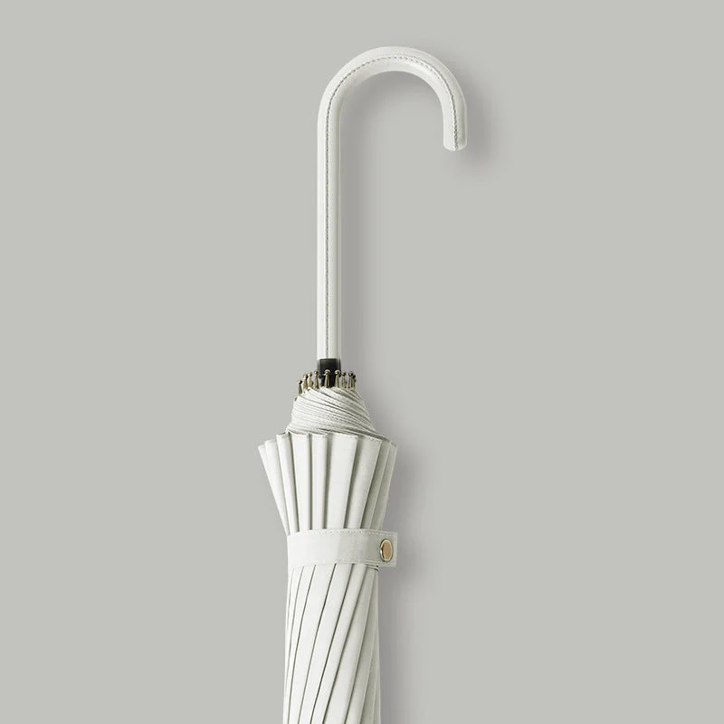 Damer elegant og vindbestandig sammenleggbart regnparaply med ergonomisk grep Luvikno