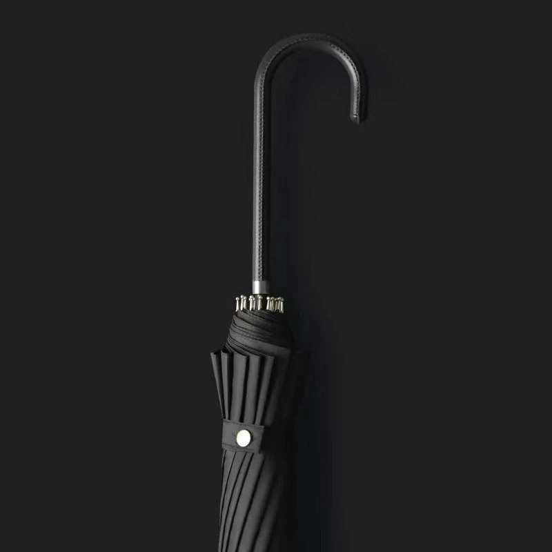 Dame elegant og robust paraply med ergonomisk grep Luvikno