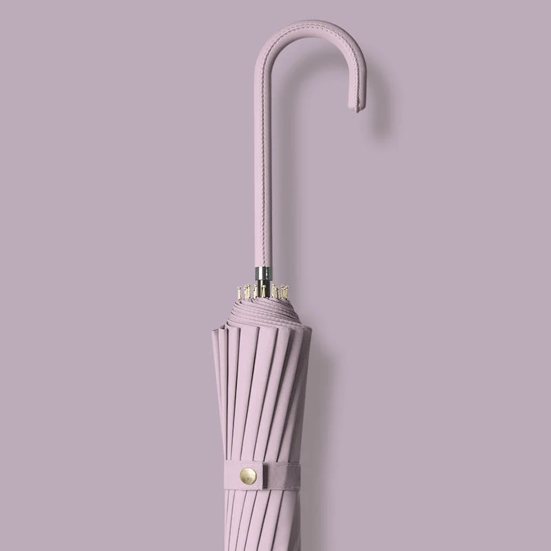 Dame elegant og robust paraply med ergonomisk grep Luvikno