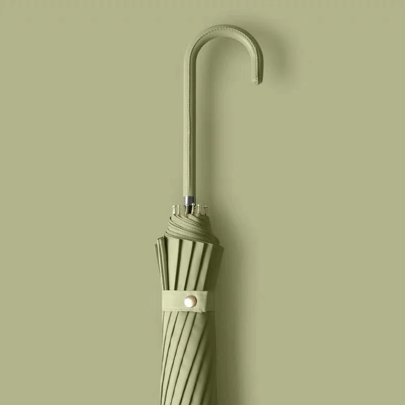 Dame elegant og robust paraply med ergonomisk grep Luvikno