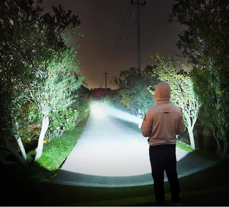 Ultra Powerful LED Flashlight | Luvikno