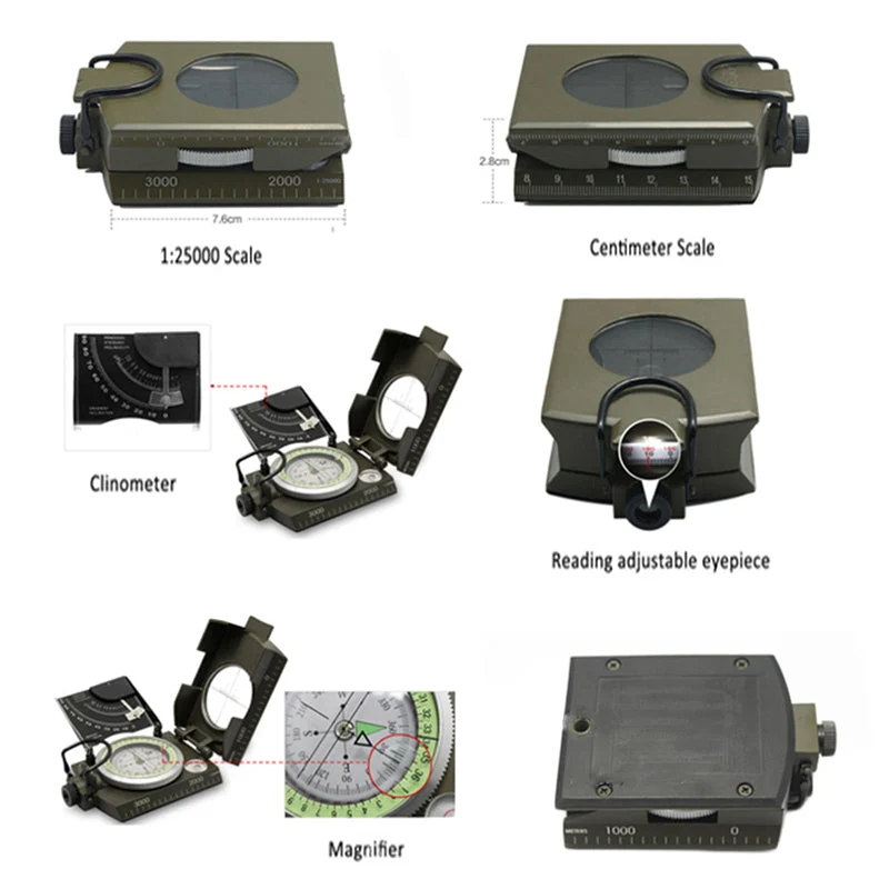 Army Guide Multi-Purpose Compass | Luvikno