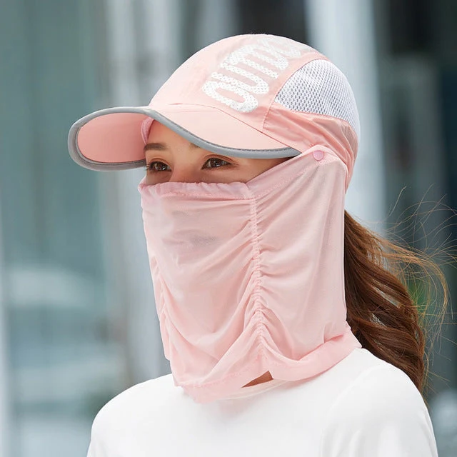 Anti-Ultrafiolett Utendørs Pustende Sommermaske Hatt | Luvikno