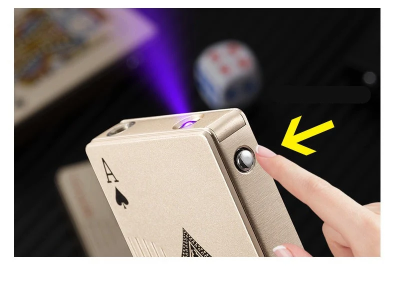 Spillekort vindproof lighter | Luvikno