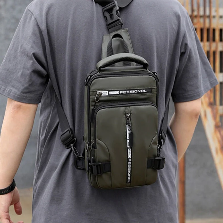 Elegant USB-lading Mini Crossbody Bag | Luvikno