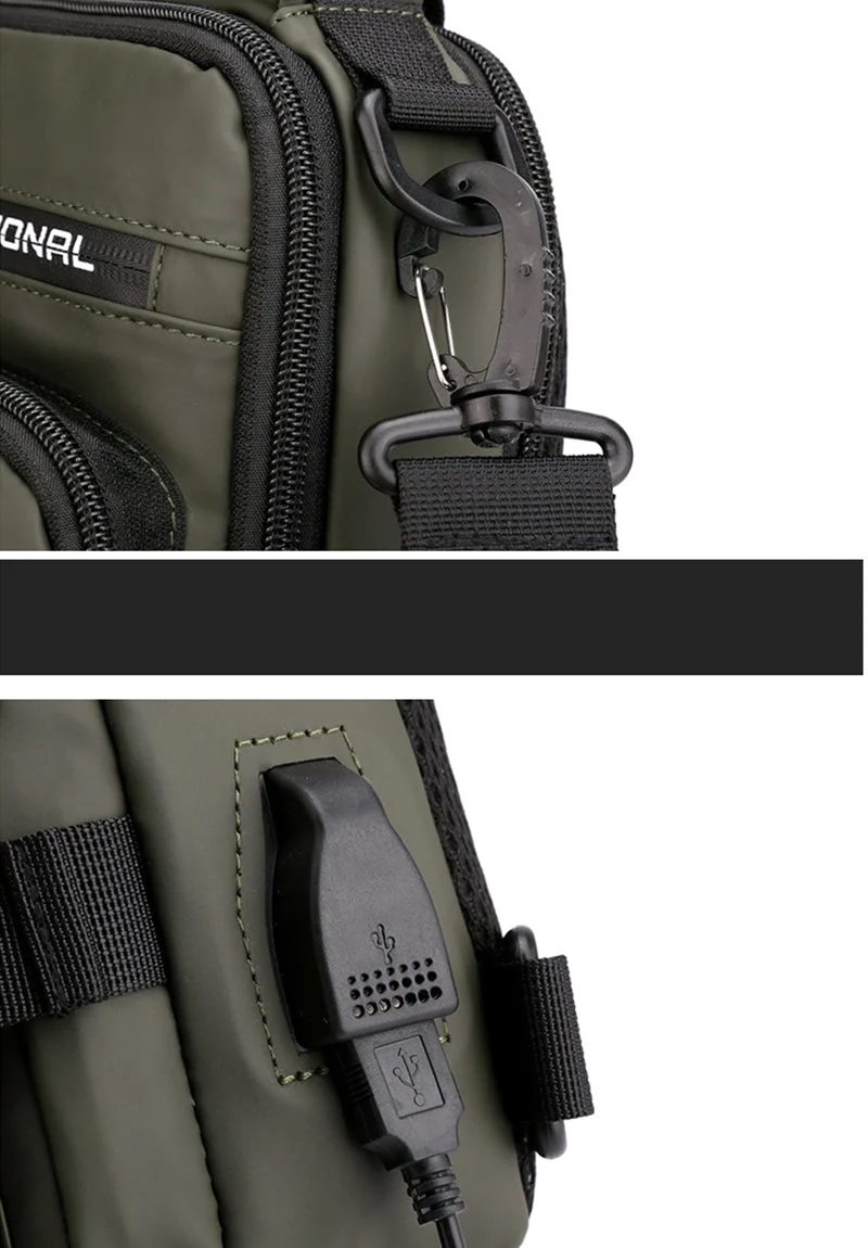 Elegant USB-lading Mini Crossbody Bag | Luvikno