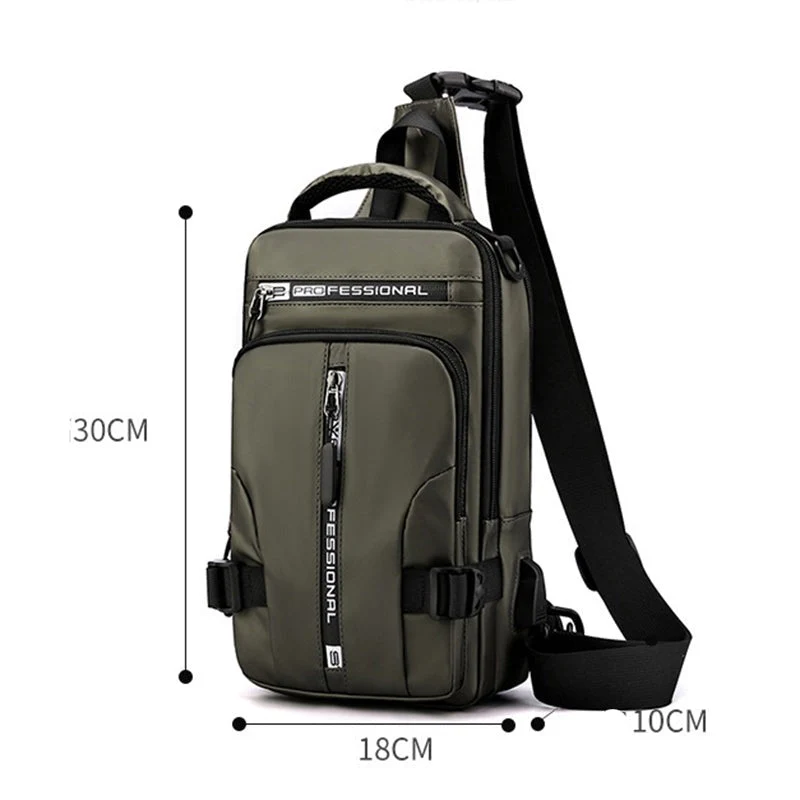 Elegant USB-lading Mini Crossbody Bag | Luvikno