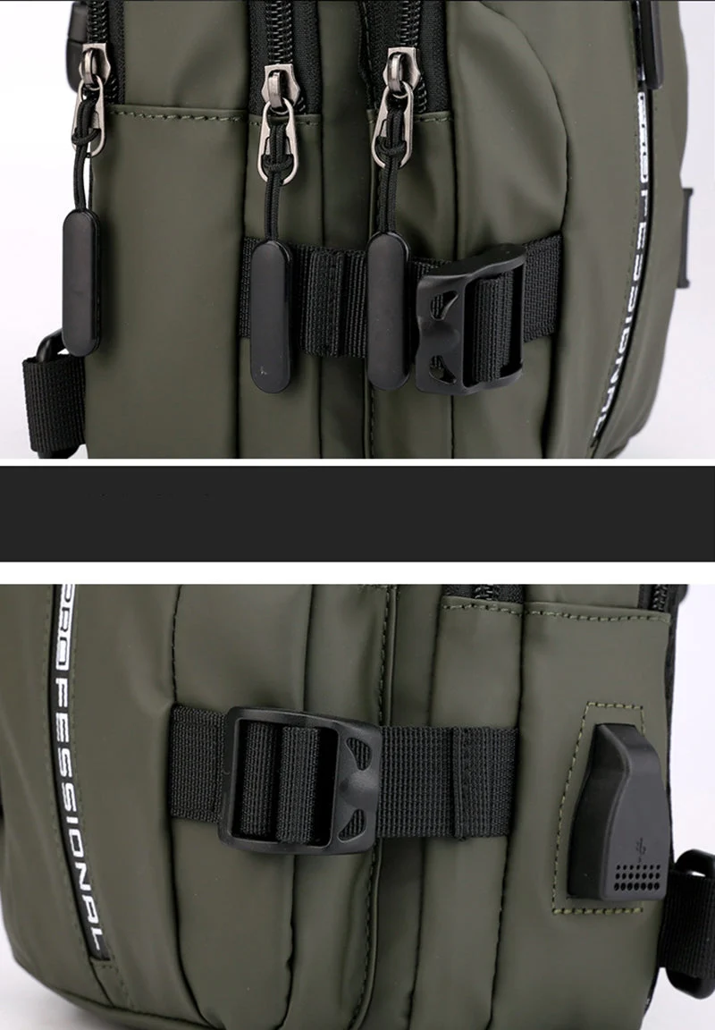 Elegant USB-lading Mini Crossbody Bag | Luvikno