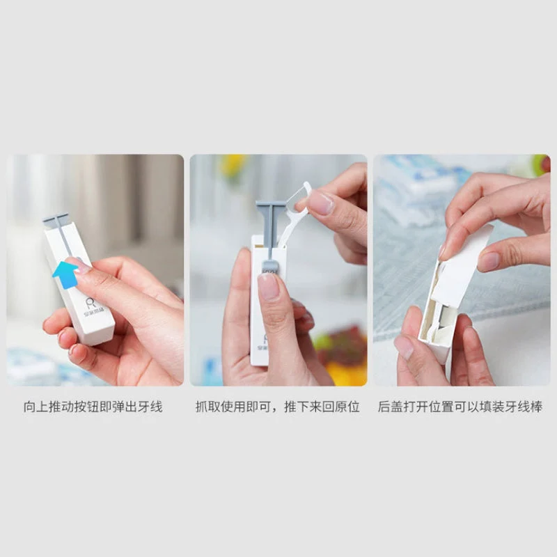 Bærbar Automatisk Flosser Dispenserboks | Luvikno