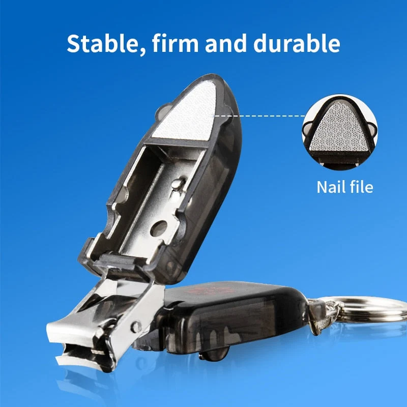 Stainless Steel Nail Clipper Keychain | Luvikno