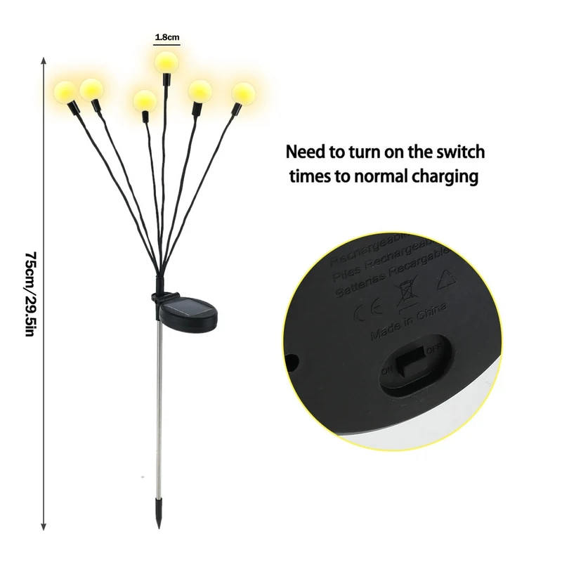 Firefly Garden Solar LED Utendørs Lys | Luvikno
