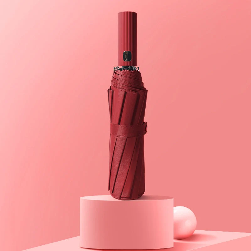 Dame elegant og kompakt sammenleggbar paraply Luvikno