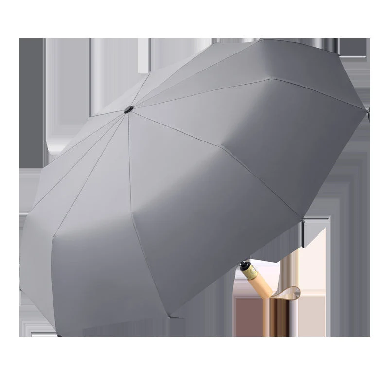 Damer elegant foldbare paraply med ergonomisk treskaft Luvikno