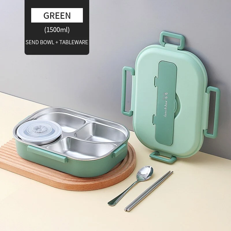 Rustfritt Stål Multi Rom Kids Matboks | Luvikno