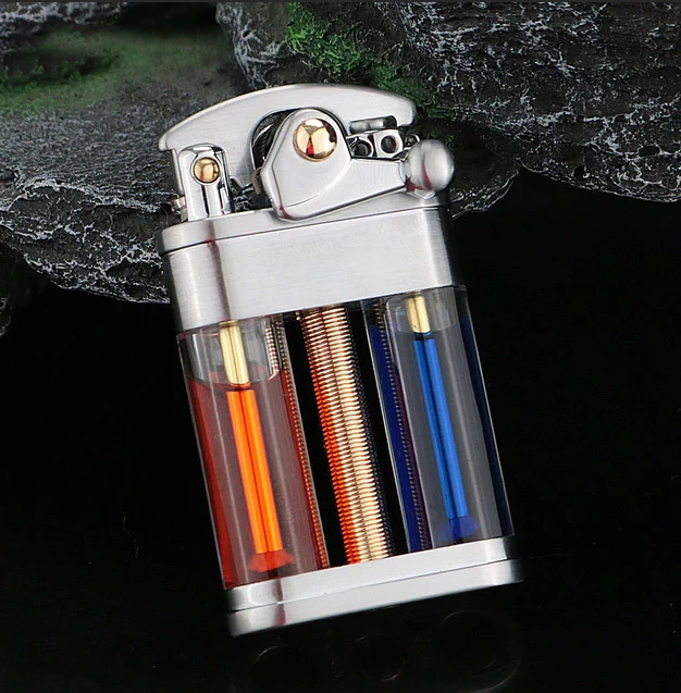 Elegant Retro Slim Metal Lighter | Luvikno