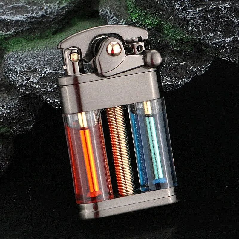 Elegant Retro Slim Metal Lighter | Luvikno