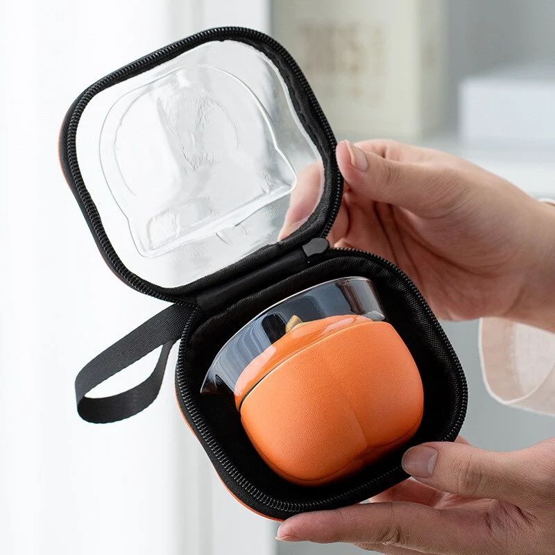 Mini Pumpkin Keramisk Tekanne Sett | Luvikno