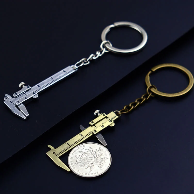 Mini Caliper Ruler Keychain | Luvikno