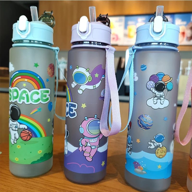 Damen kreativ drikkeflaske i romdesign Luvikno