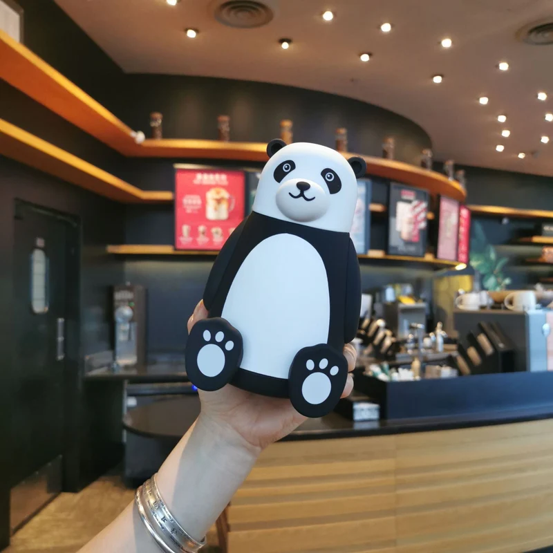 Dame kreativ drikkeflaske i panda-design Luvikno