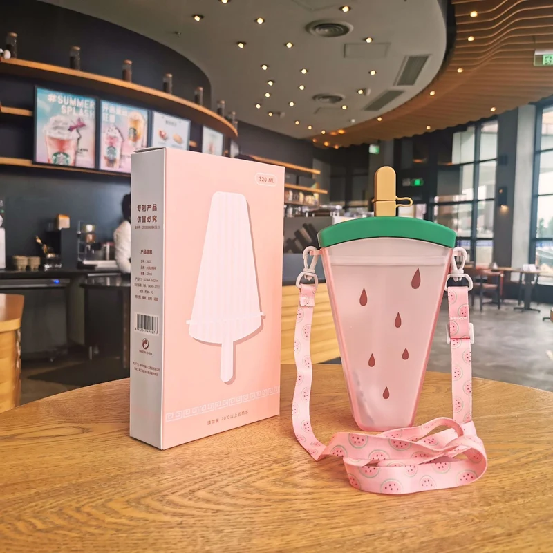Dame kreativ fruktvannflaske Luvikno