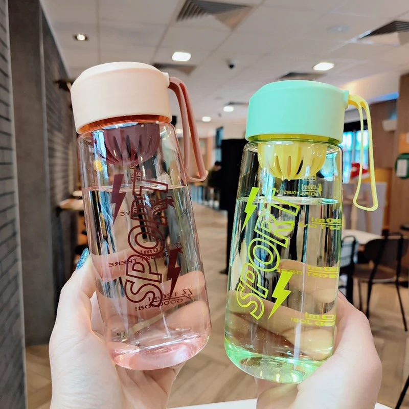 Damen Multifunksjonell Sport-drikkeflaske med fruktig infuser Luvikno