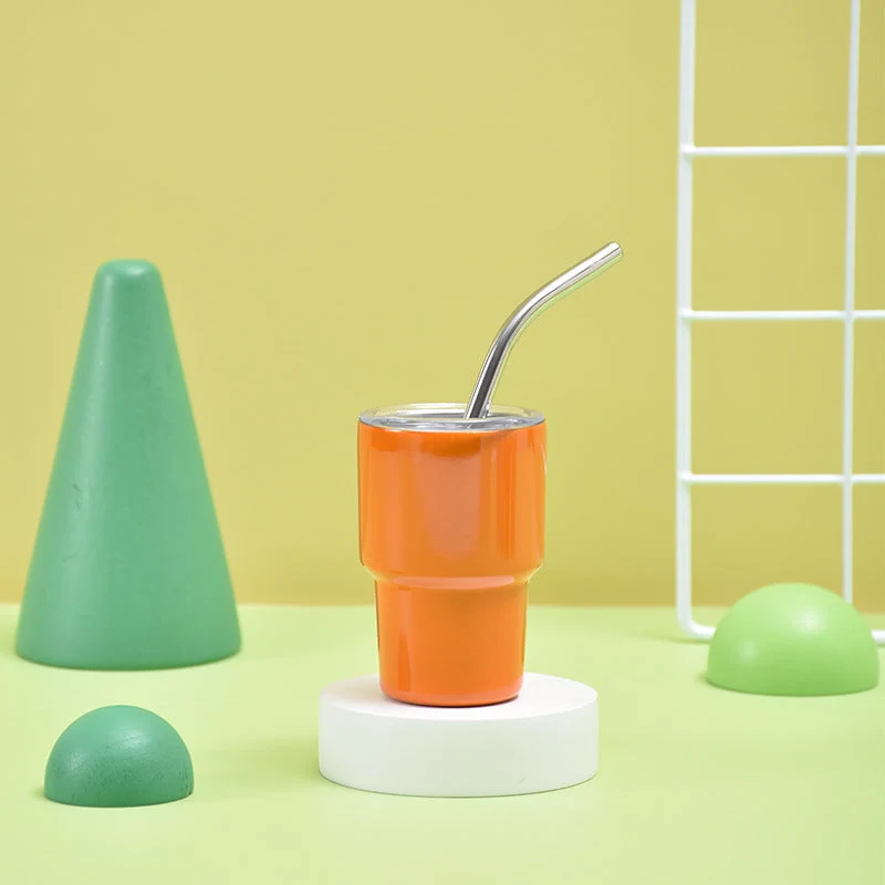Unisex Isolert Drikkebecher med Rustfritt Stål Straw Luvikno