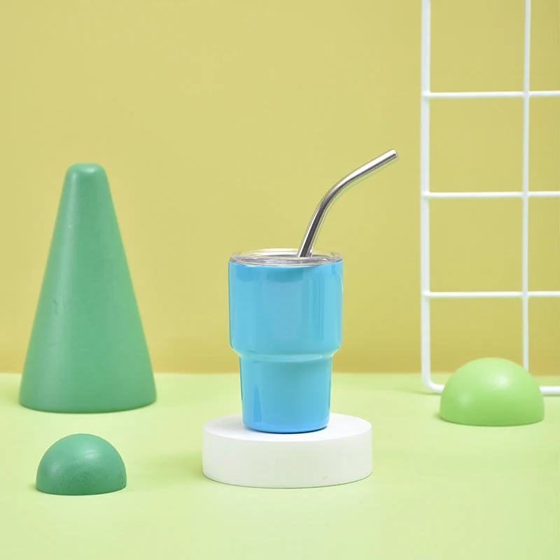 Unisex Isolert Drikkebecher med Rustfritt Stål Straw Luvikno