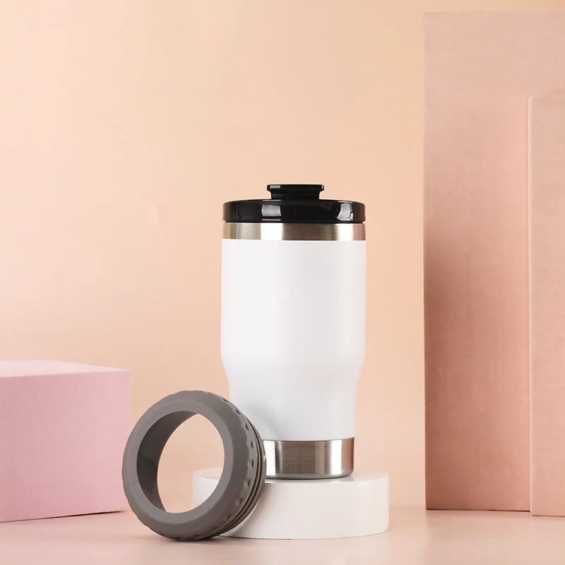 Dame Isolert Kaffeekopp med rutsjsikker silikonunderlag Luvikno