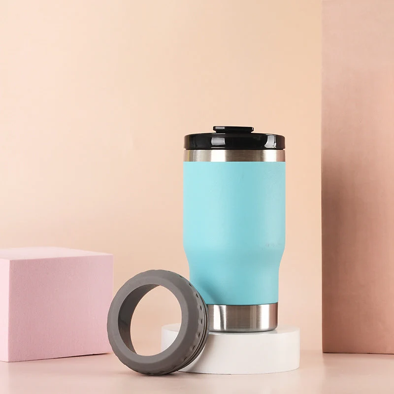 Dame Isolert Kaffeekopp med rutsjsikker silikonunderlag Luvikno