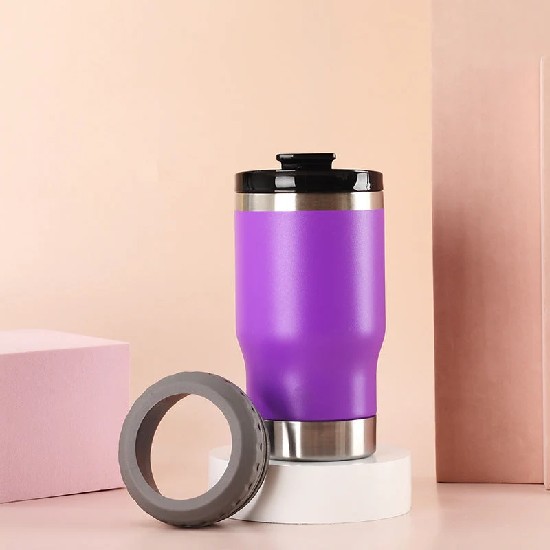 Dame Isolert Kaffeekopp med rutsjsikker silikonunderlag Luvikno