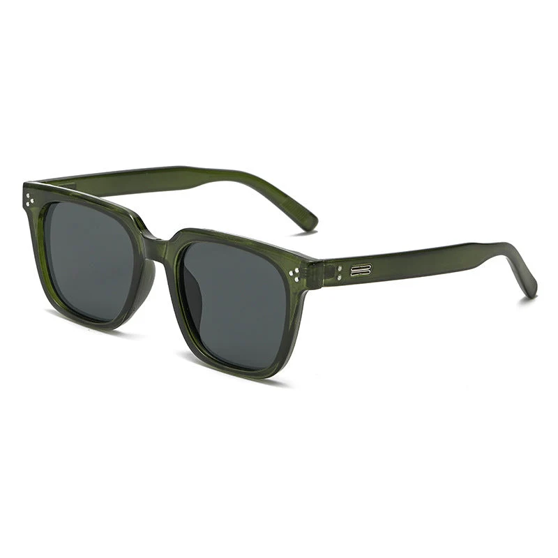 Dame solbrille i moderne kvadratdesign med polariserte linser Luvikno