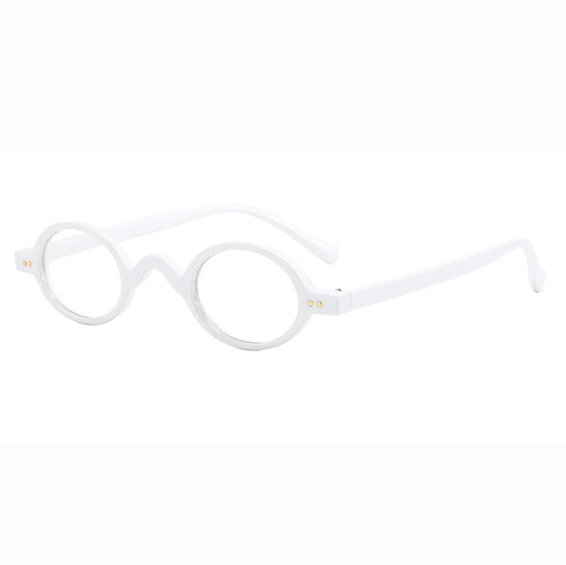 Dame rund solbrille i retrostil Luvikno