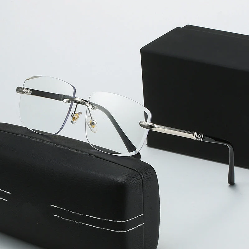 Dame kvadratisk solbrille med stilige plast- og metalldetaljer Luvikno