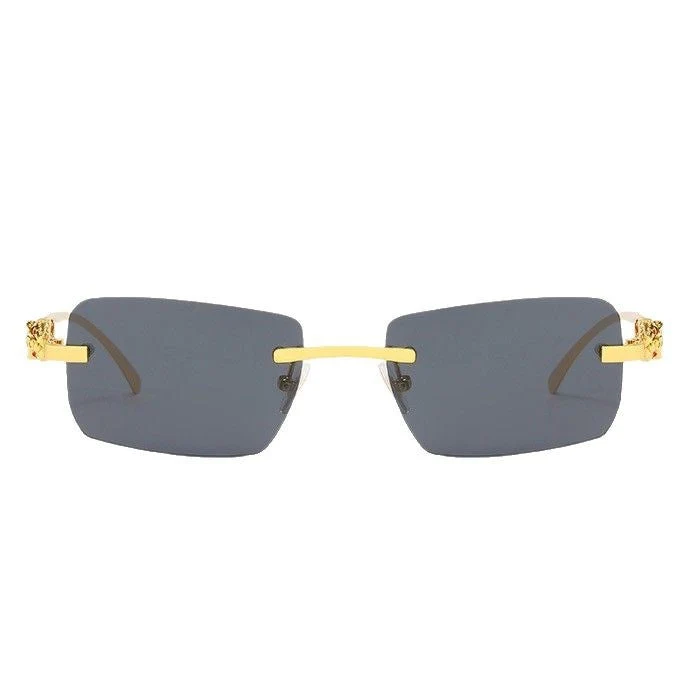 Dame Kvadratisk Solbrille i Elegant Stil Luvikno