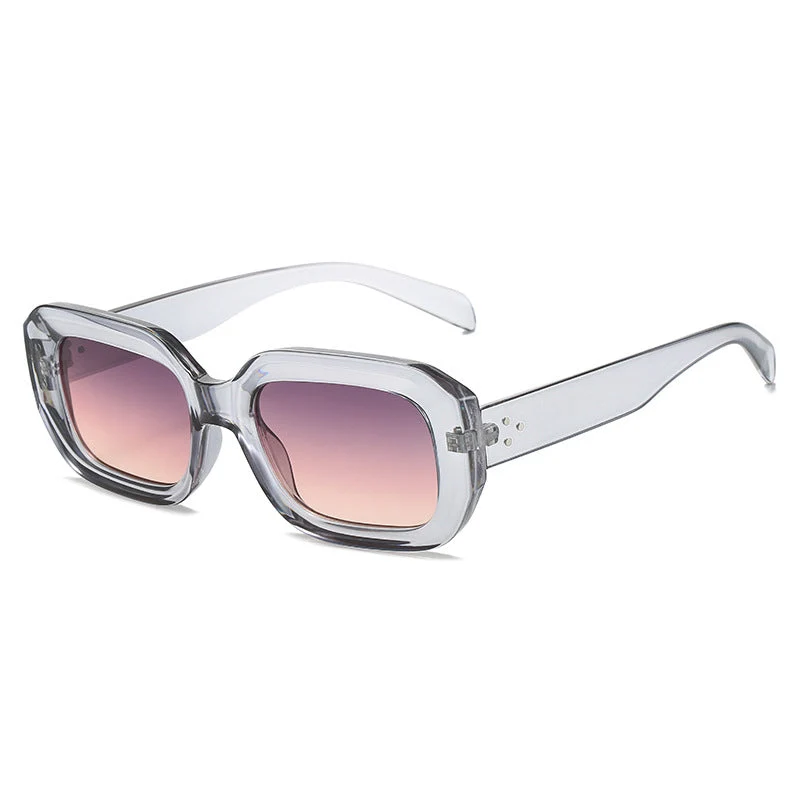 Dame oversized firkantet solbrille med trendy design Luvikno
