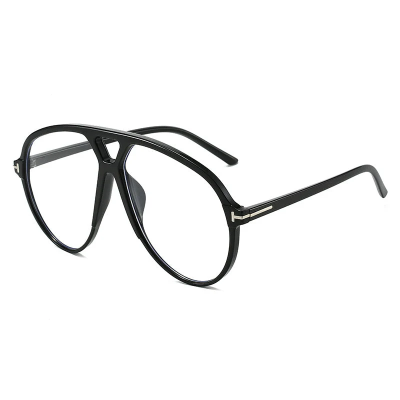 Dame oversized solbriller i moderne avangardistisk design Luvikno
