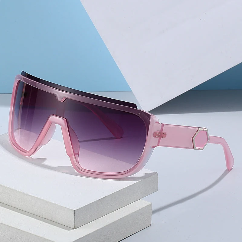 Dame trendy sports solbriller med innovativ, aerodynamisk design Luvikno