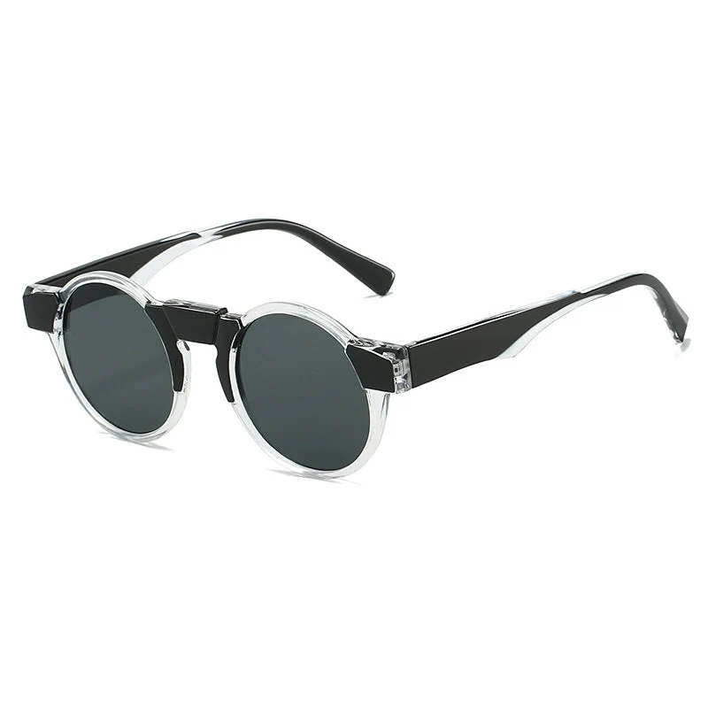 Dame moteriktig lesebrille med innovativt rundt rammedesign Luvikno