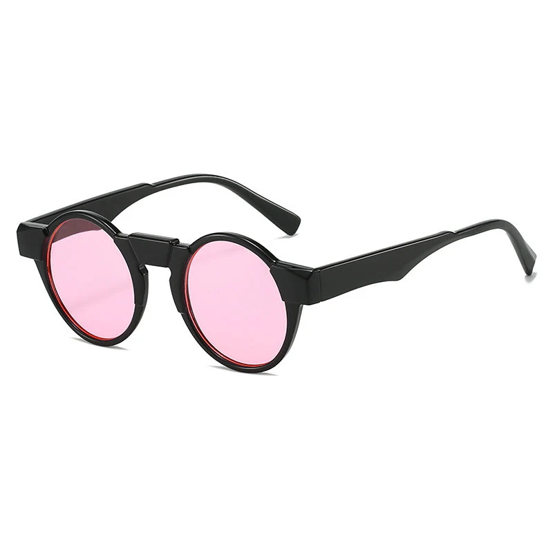 Dame moteriktig lesebrille med innovativt rundt rammedesign Luvikno