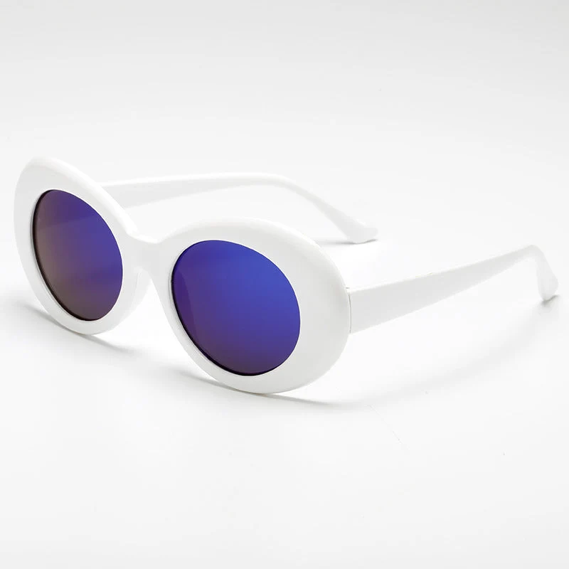 Damer fashionable oval solbriller Luvikno