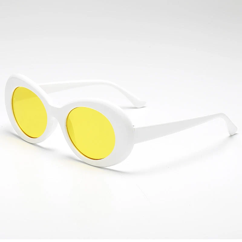 Damer fashionable oval solbriller Luvikno