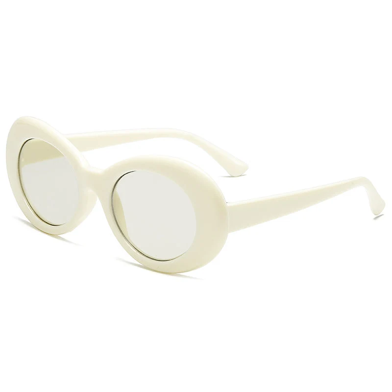 Damer fashionable oval solbriller Luvikno