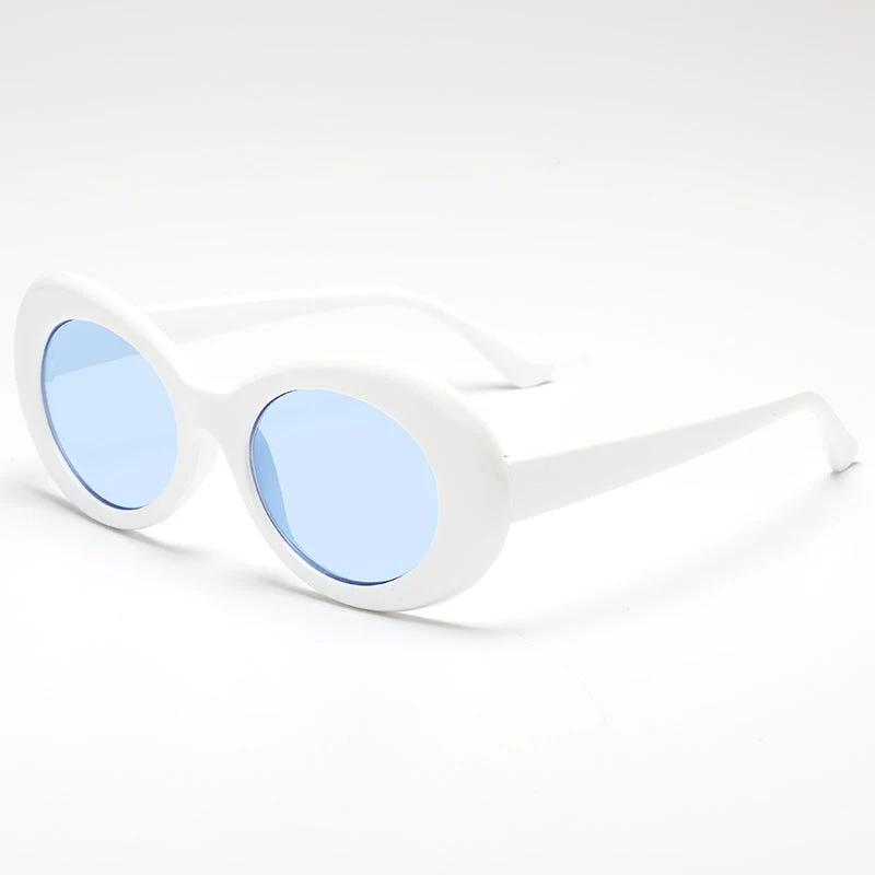 Damer fashionable oval solbriller Luvikno