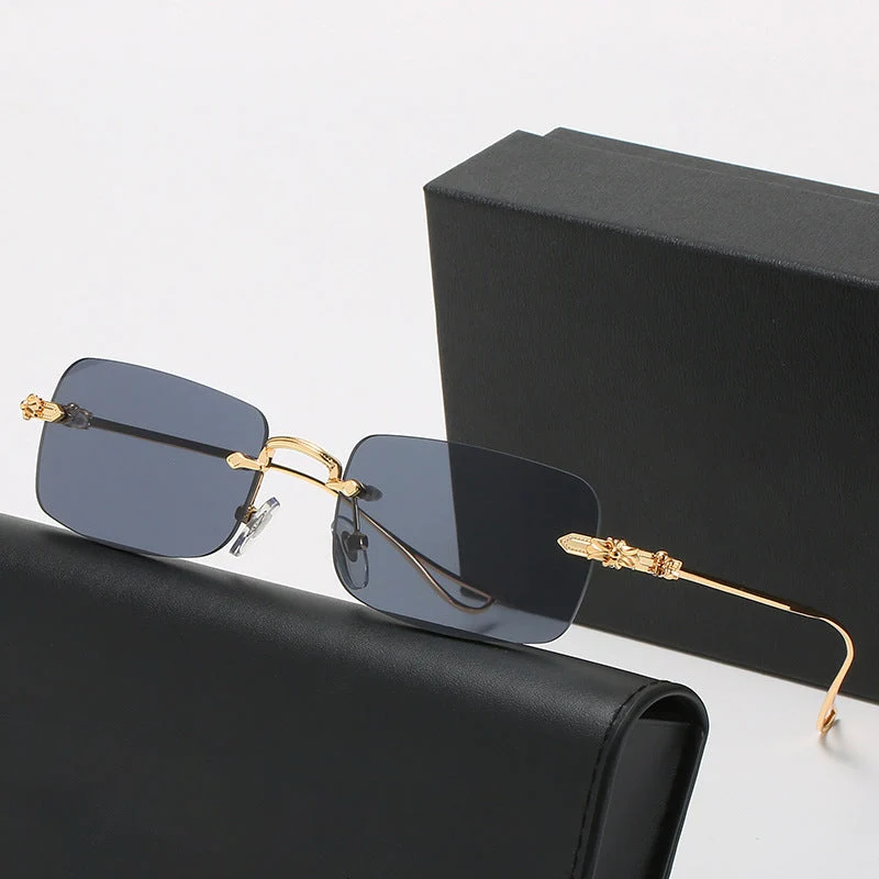 Damer moteriktig lesebrille med elegant kvadratisk ramme og dekorerte stenger Luvikno