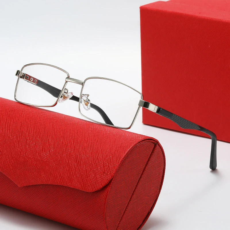 Dame trendy halvramsbriller med elegante detaljer Luvikno