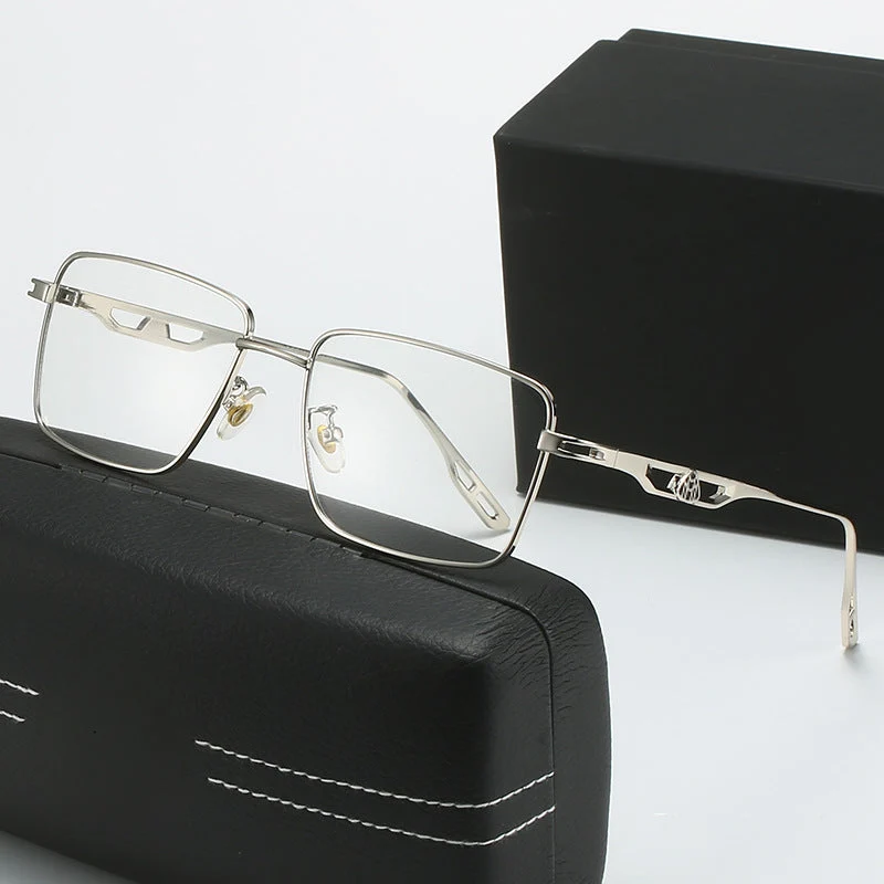 Dame luksus solbrille med markant geometrisk ramme og polarisert glass Luvikno