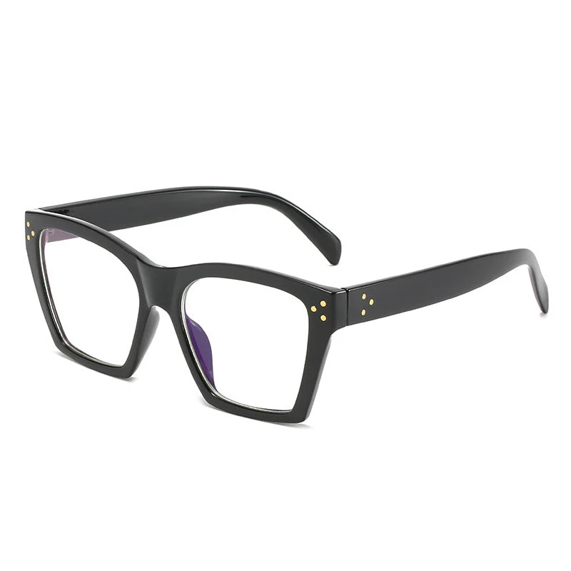 Dame stor moteriktig solbrille Luvikno