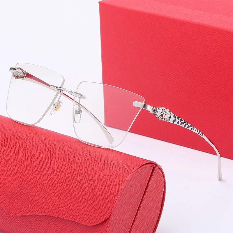 Dame Geometrisk Solbrille med elegant gullfarget detalj Luvikno