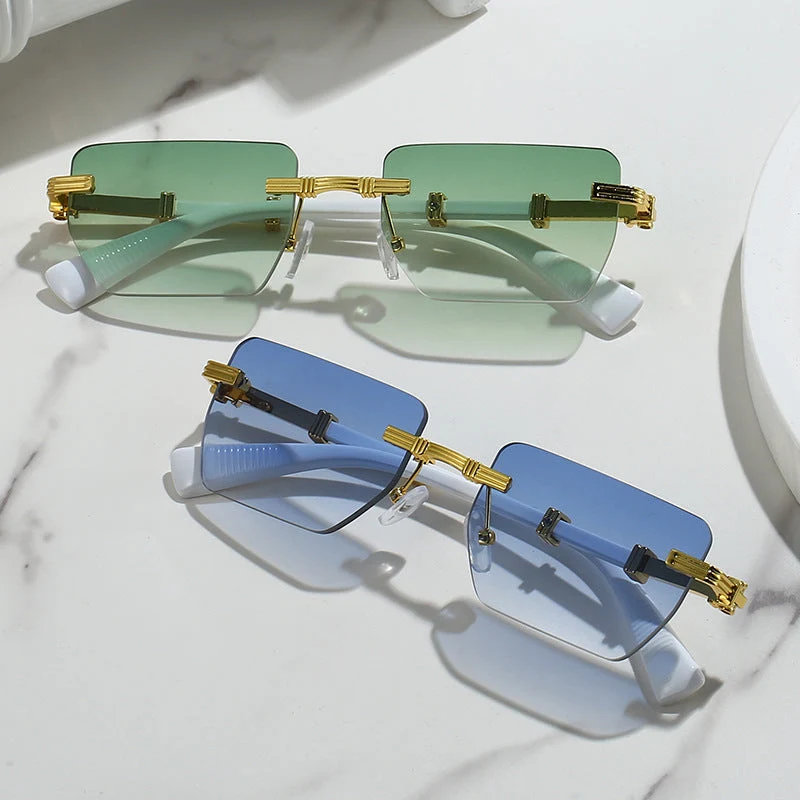 Dame Geometrisk Solbrille Luvikno